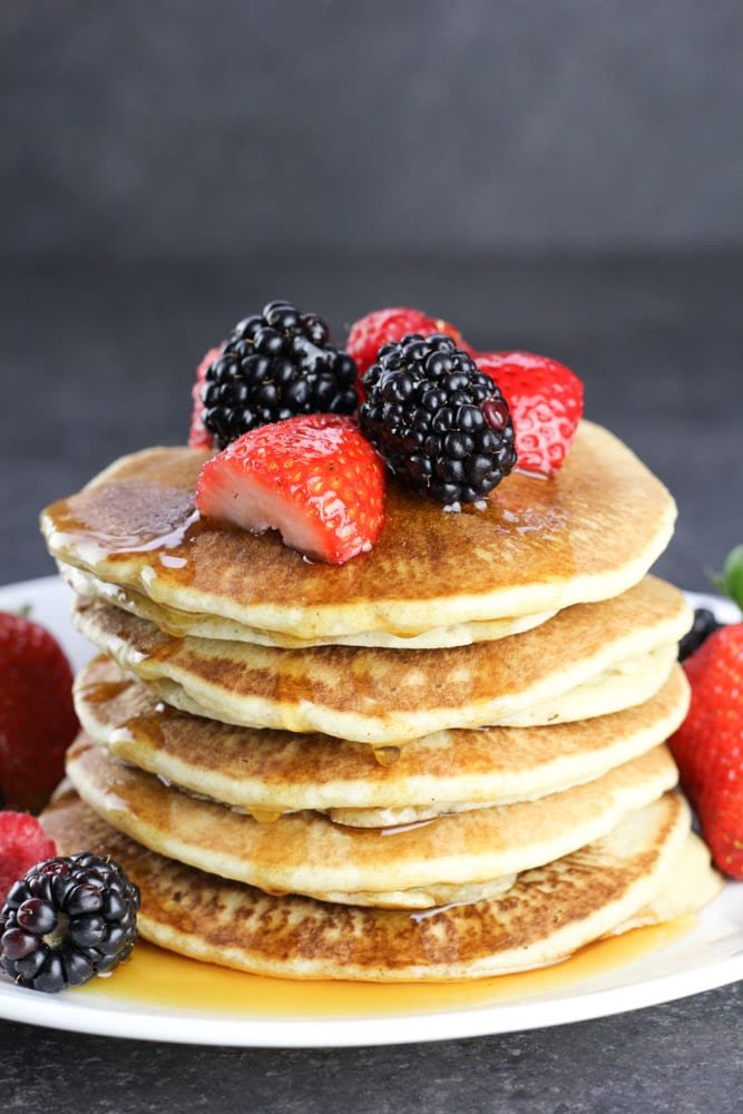 Best Gluten Free Buttermilk Pancakes recipe - Veggiebalance.com