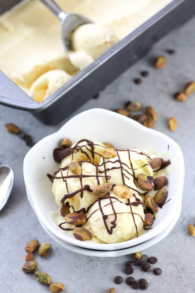 Honey Ice Cream recipe - Veggiebalance.com