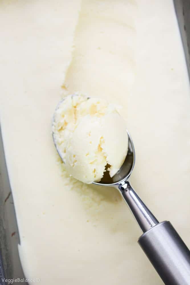 Honey Ice Cream recipe - Veggiebalance.com