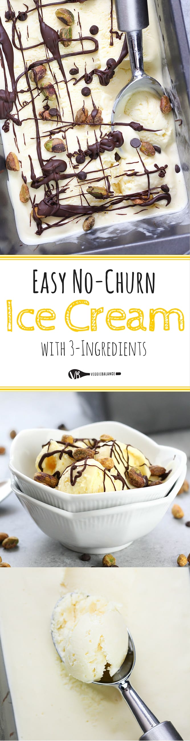 Delicious Honey Ice Cream without Ice Cream Maker