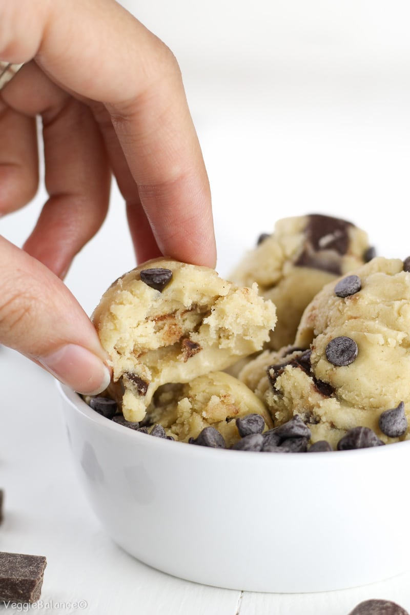 Easy Healthy Chocolate Chip Cookie Dough Easy Healthy Chocolate Chip Cookie Dough