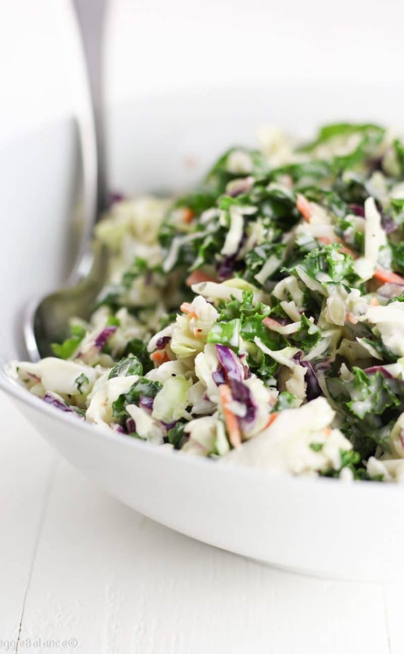 Healthy Coleslaw Recipe (Gluten Free, Vegan)