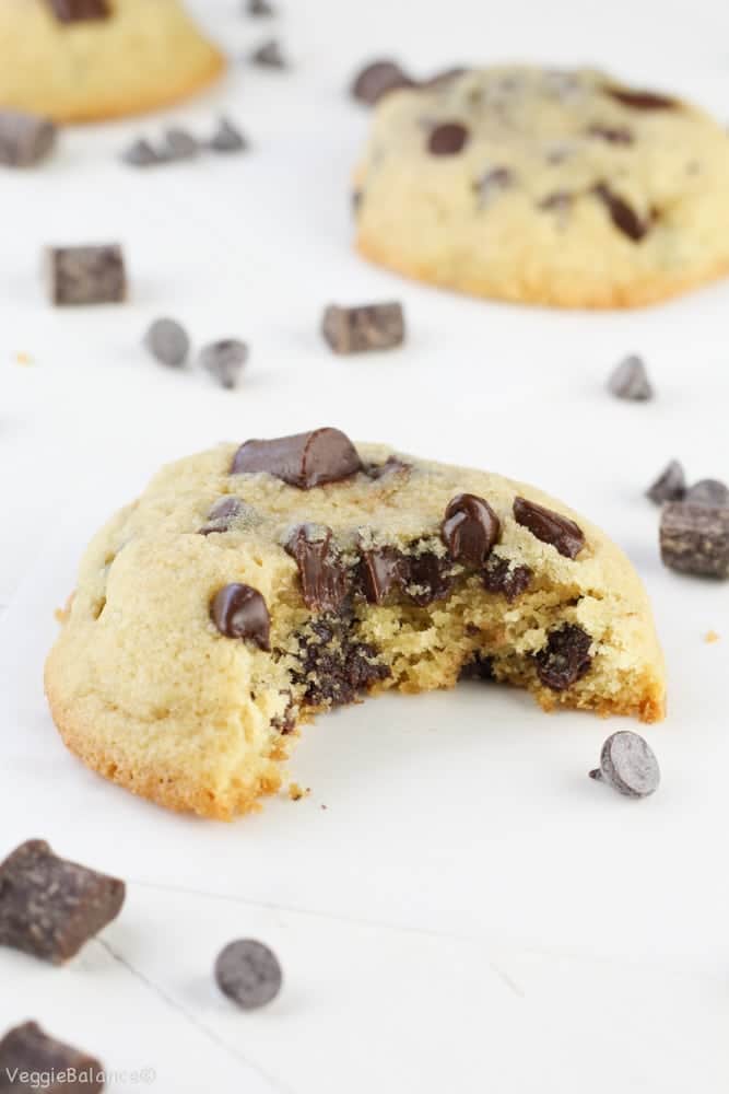 The Best Gluten-Free Chocolate Chip Cookies from Scratch - Veggiebalance.com