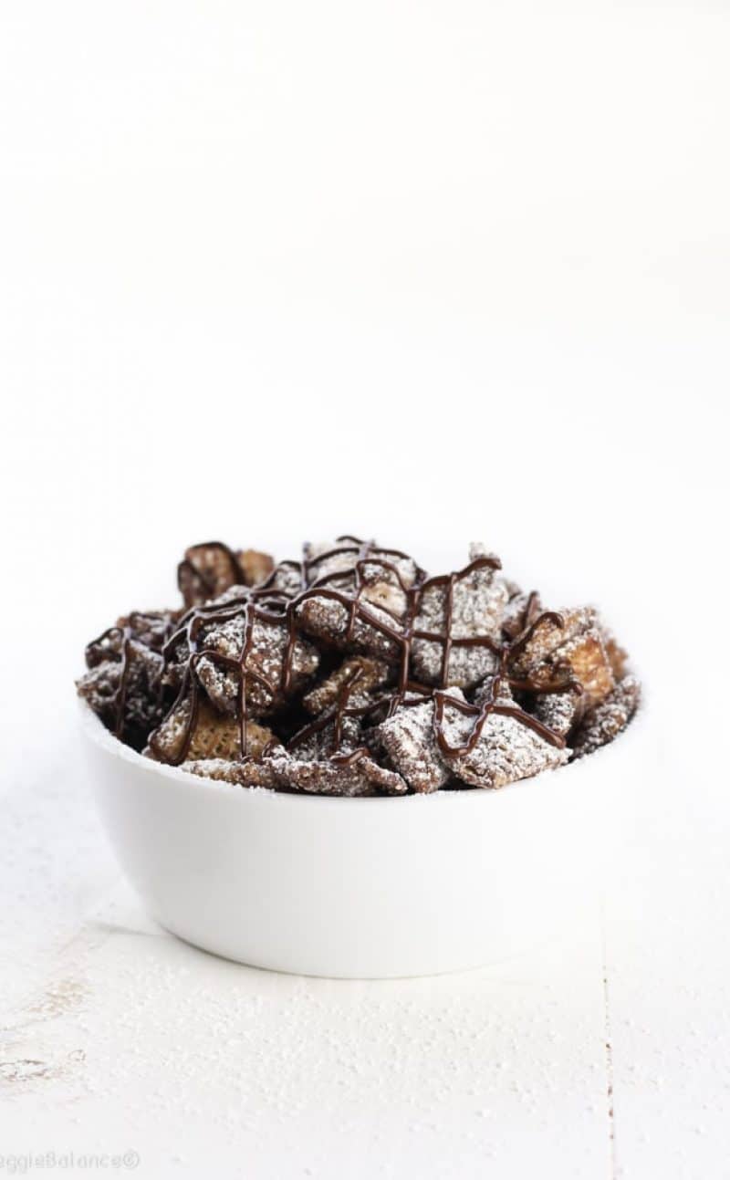 Dark Chocolate Cinnamon Muddy Buddies Recipe