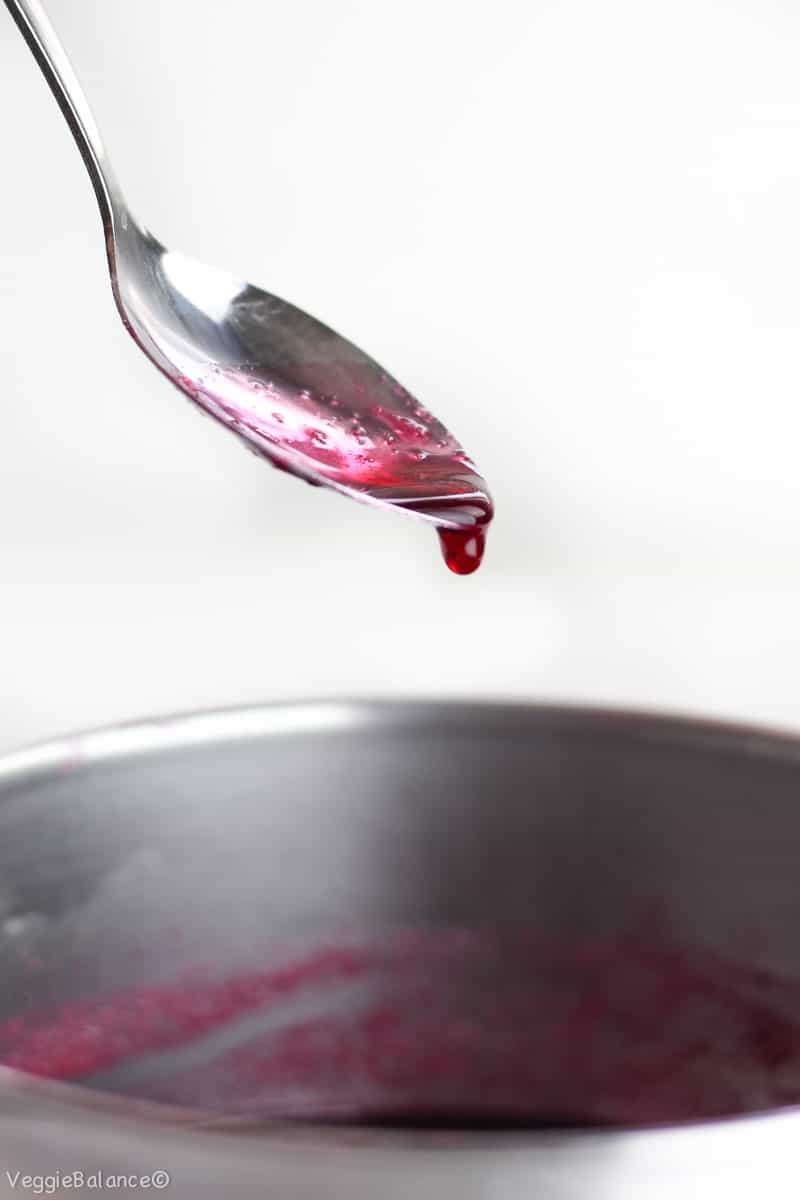 Blueberry Wine Spritzer recipe with Blueberry Simple Syrup Recipe - Veggiebalance.com