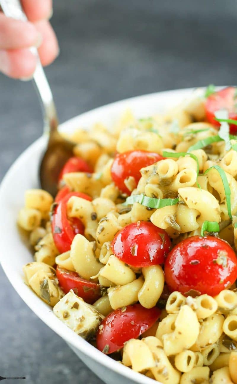 Caprese Gluten-Free Pasta Salad Recipe