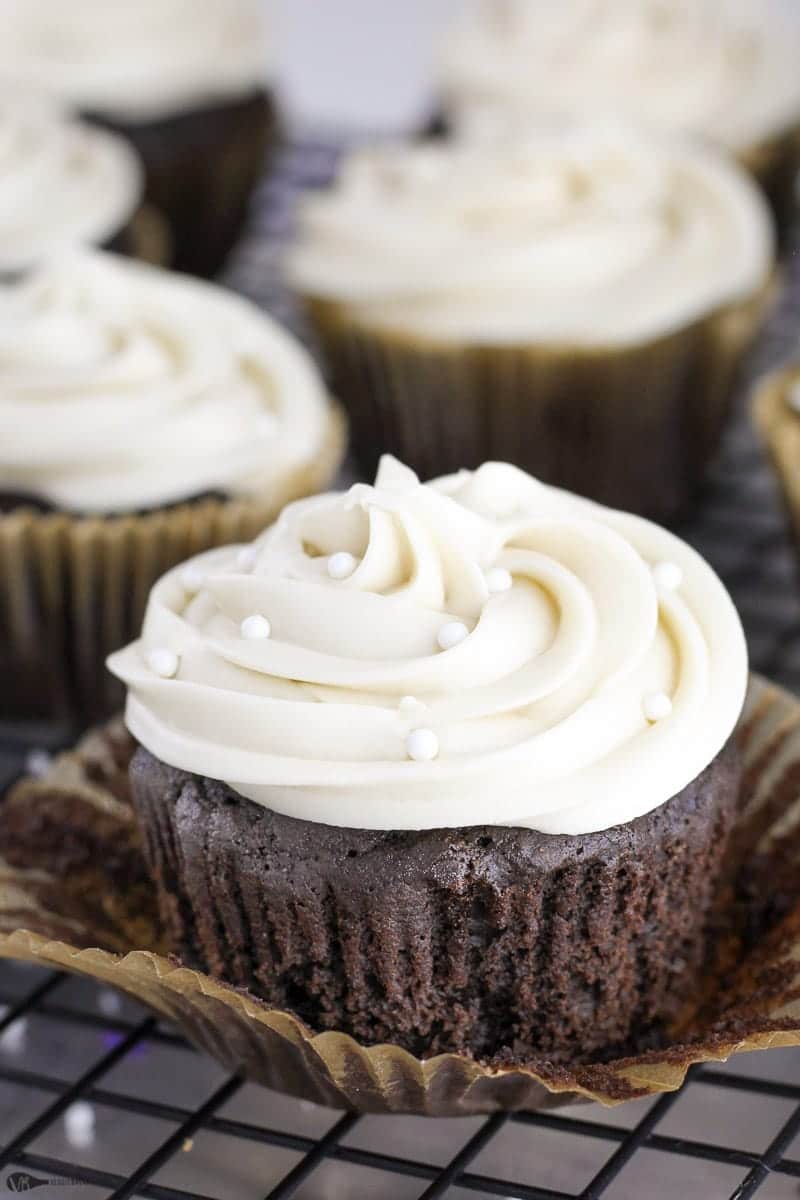 Gluten Free Chocolate Cupcakes Recipe Made Healthy Easy - Veggiebalance.com