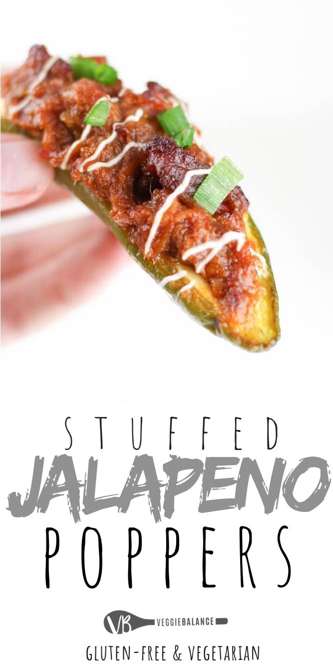 Sausage Stuffed Jalapeños Peppers recipe made with just 3-Ingredients! Take your entertaining to the next level this season with BBQ pork and creamy cream cheese stuffed in spicy jalapeños. There won't be any left by the end of the night. With a vegetarian option using our favorite vegetarian meat replacement!
