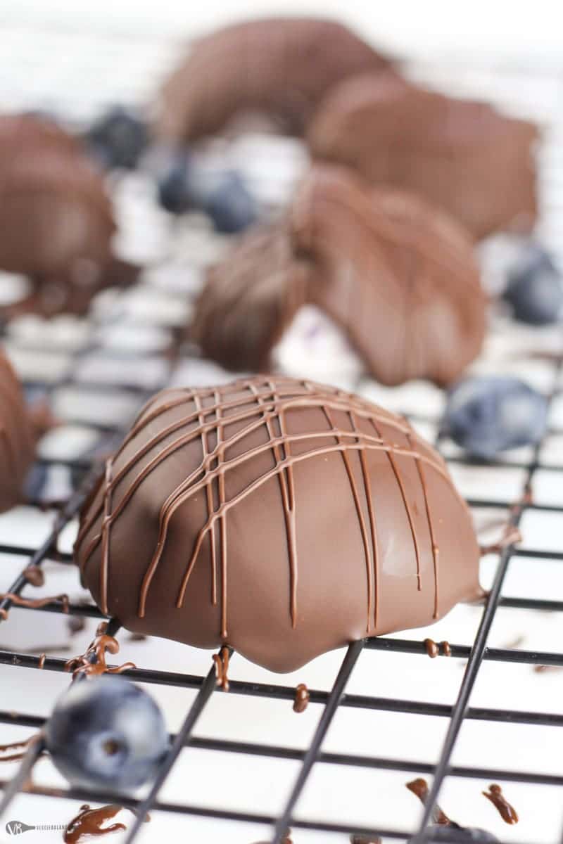 Blueberry Cream Cheese Truffles Recipe Gluten-Free Dairy-Free Vegan - Veggiebalance.com