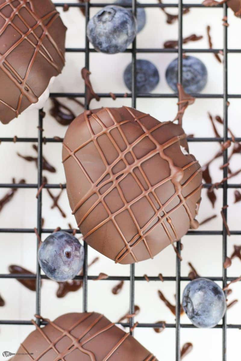 Blueberry Cream Cheese Truffles Recipe Gluten-Free Dairy-Free Vegan - Veggiebalance.com