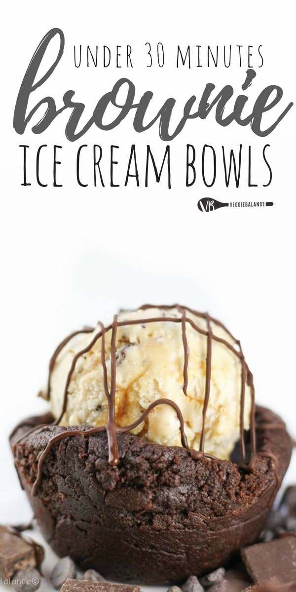 Brownie Bowls (Ice Cream Dessert Bowls)