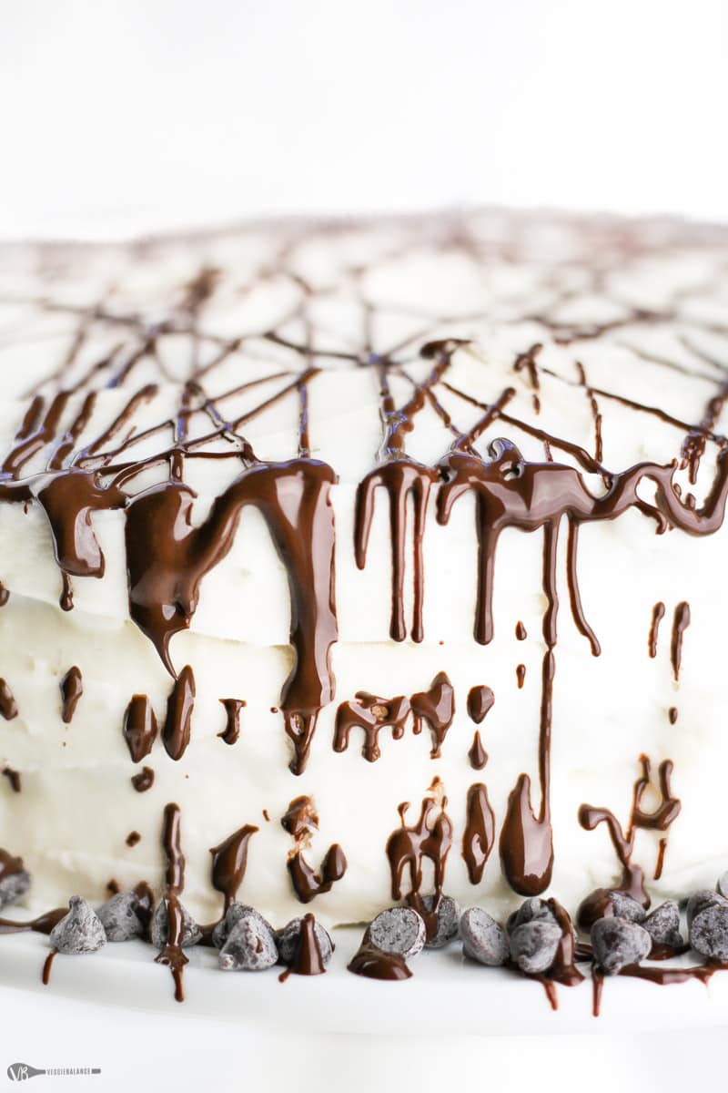 Gluten-Free Chocolate Cake Recipe Three Layer Peanut Butter Chocolate Dairy-Free Vegan