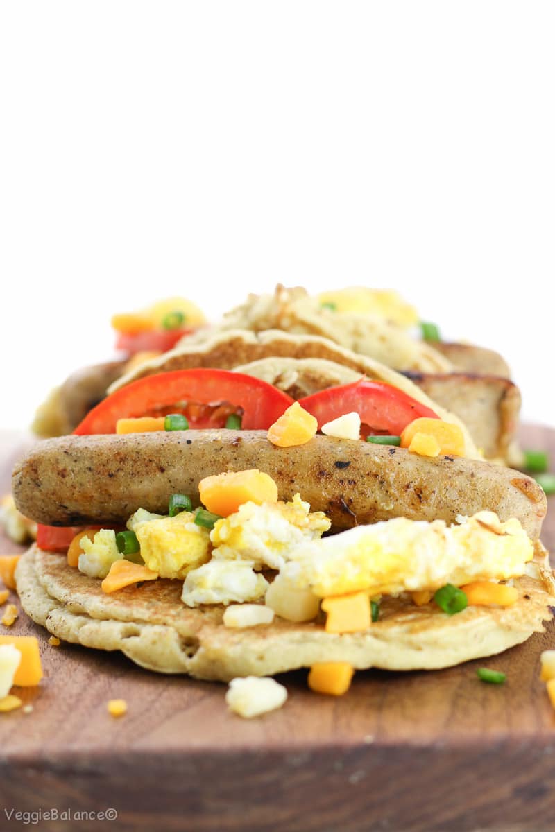 Oatmeal Pancake Recipe for Breakfast Tacos Healthy Gluten-Free Dairy-Free - Veggiebalance.com