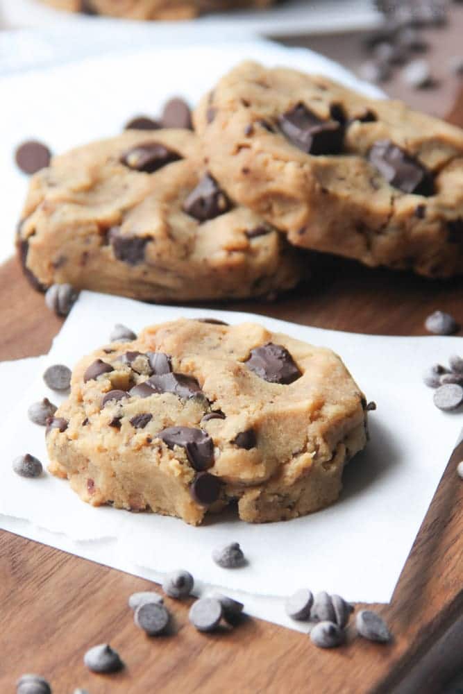 Healthy Chocolate Chip Cookies (Gluten Free, Vegan, Low Sugar) Recipe