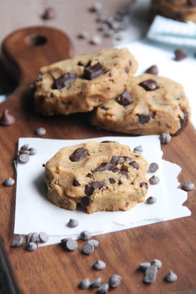 Healthy Chocolate Chip Cookies recipe - VeggieBalance.com