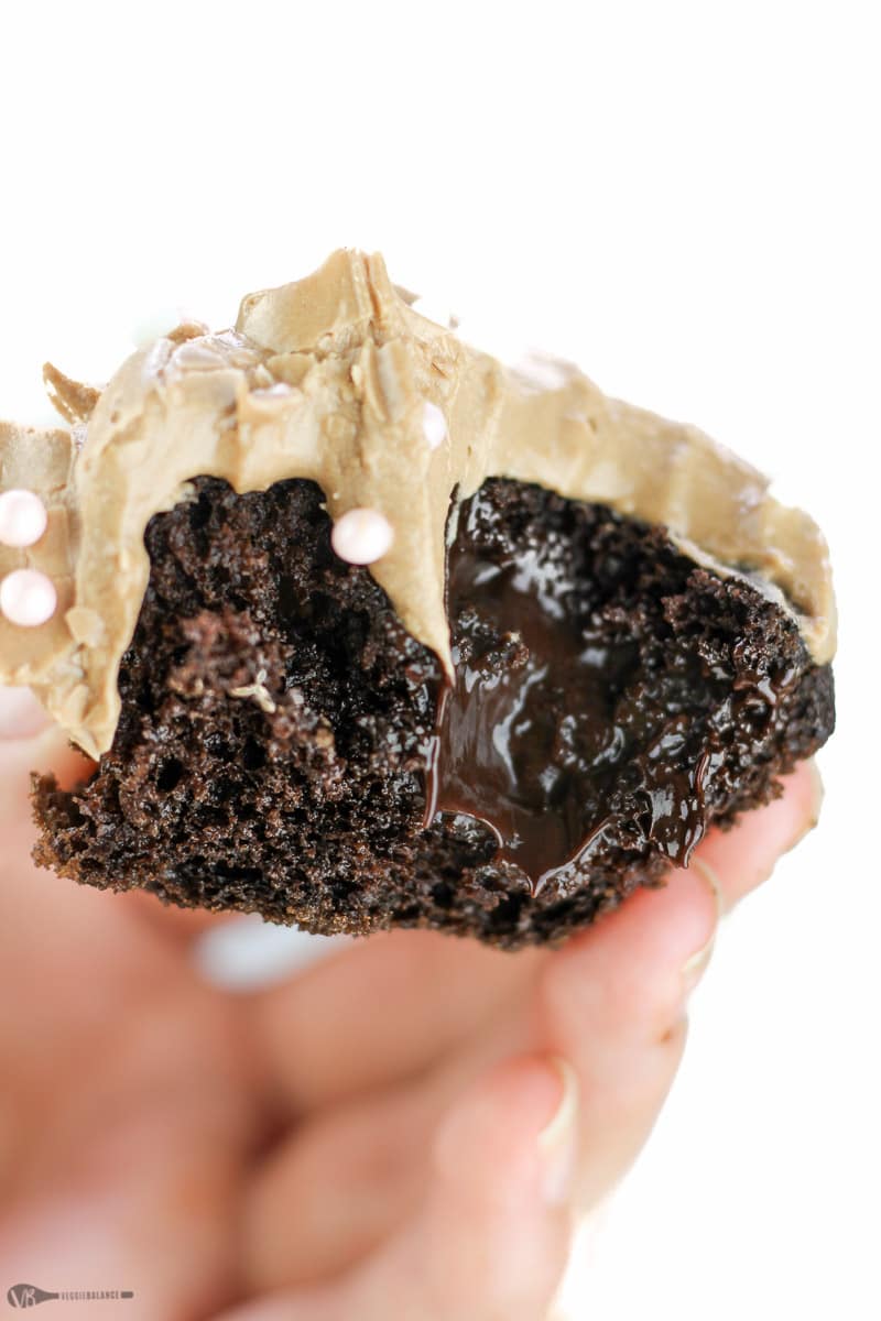 Chocolate Lava Cupcakes Recipe Made From Scratch Gluten-Free - Veggiebalance.com