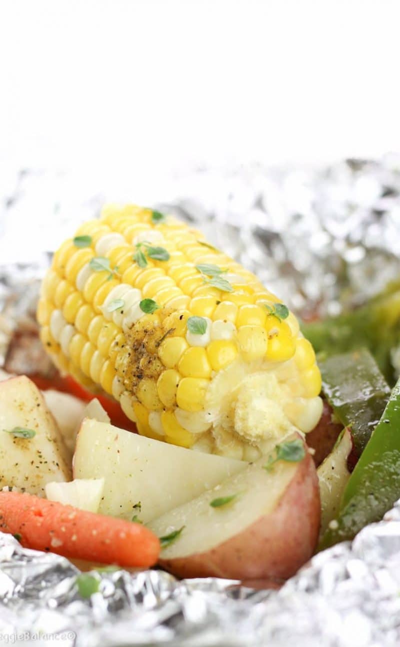 Hobo Dinner with Potatoes Carrots Corn Recipe