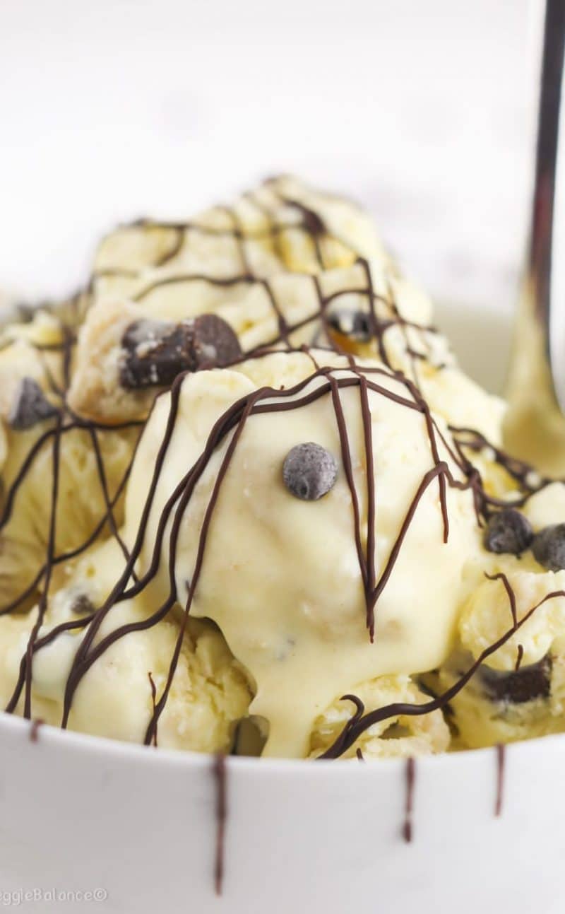 No-Churn Chocolate Chip Cookie Dough Ice Cream Recipe