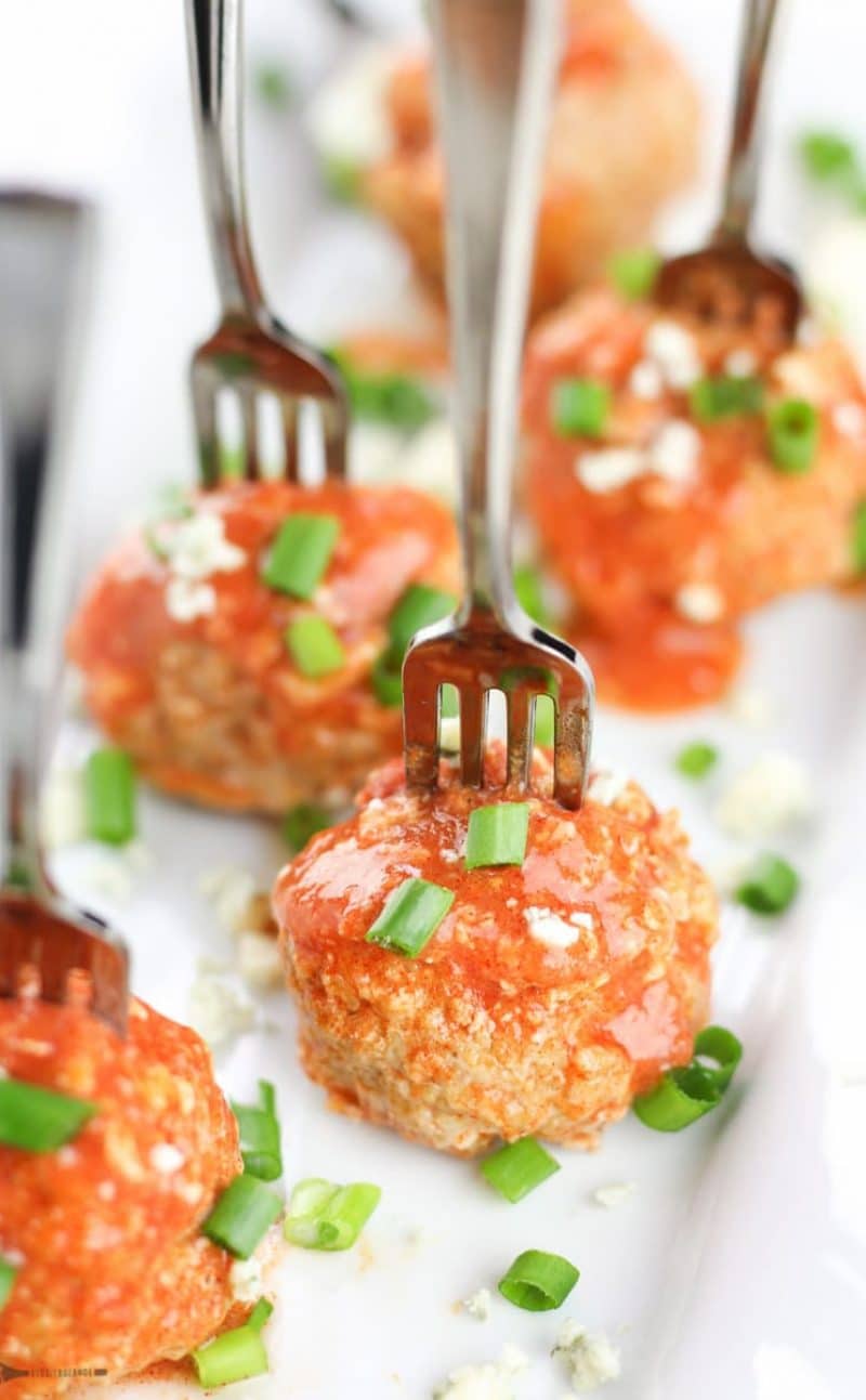 Crockpot Buffalo Chicken Meatballs Recipe