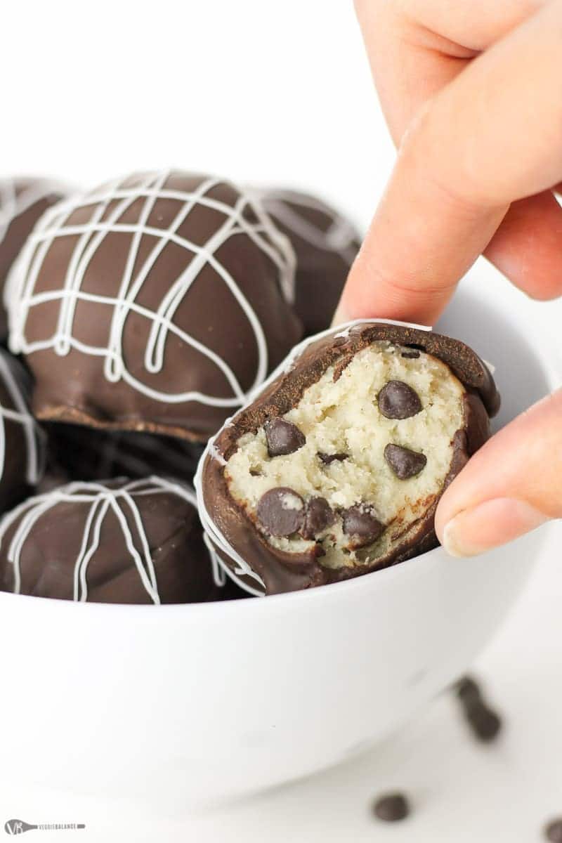 Cookie Dough Truffles recipe - Veggiebalance.com