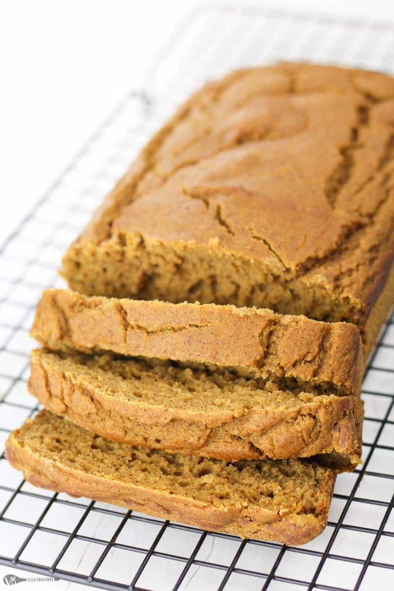 Gluten Free Pumpkin Bread recipe - Veggiebalance.com