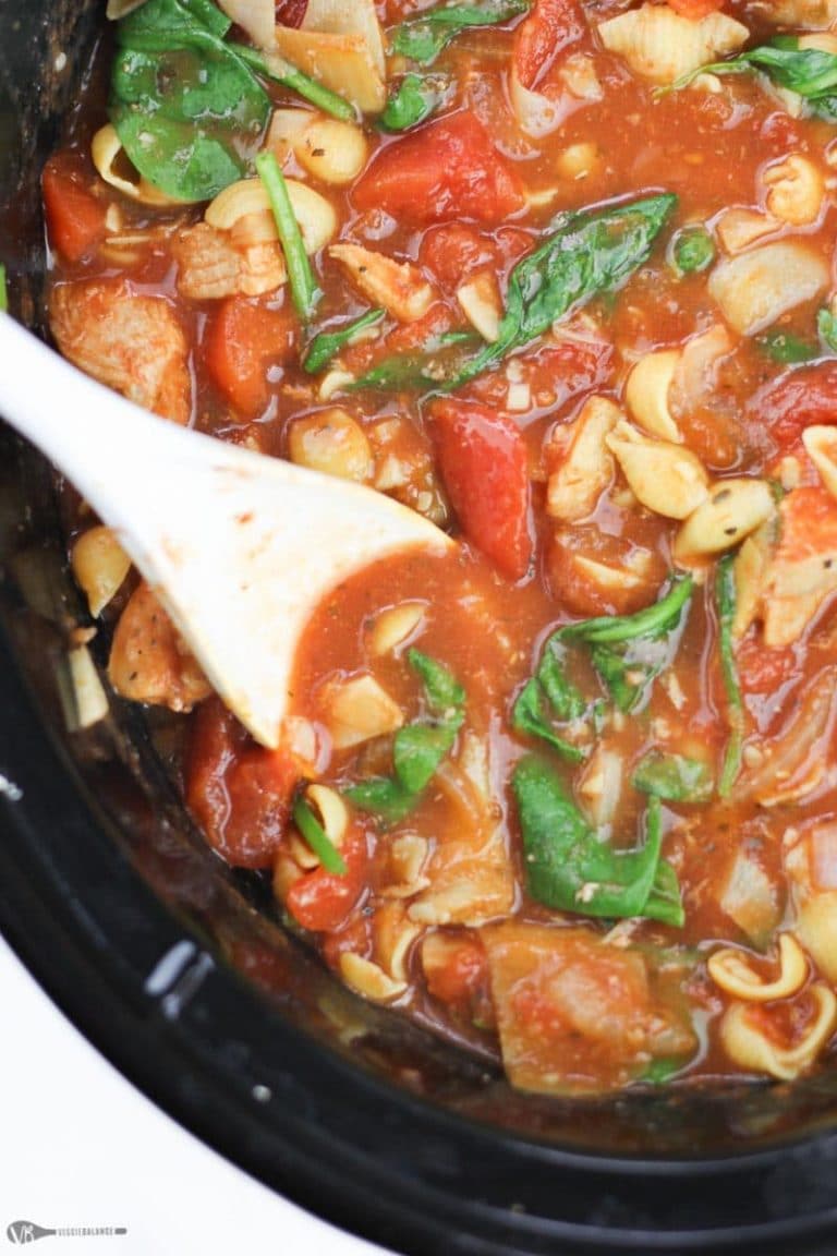 Tasty Spinach Artichoke Pasta Made in Crockpot Recipe