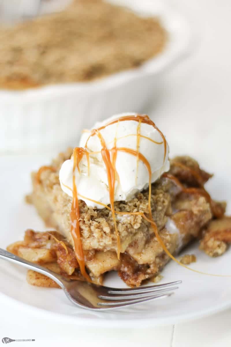 Gluten-Free Apple Crisp recipe - Veggiebalance.com