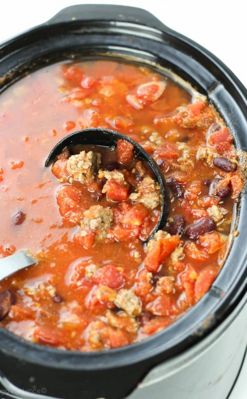 Gluten-Free Beef Crockpot Chili Recipe