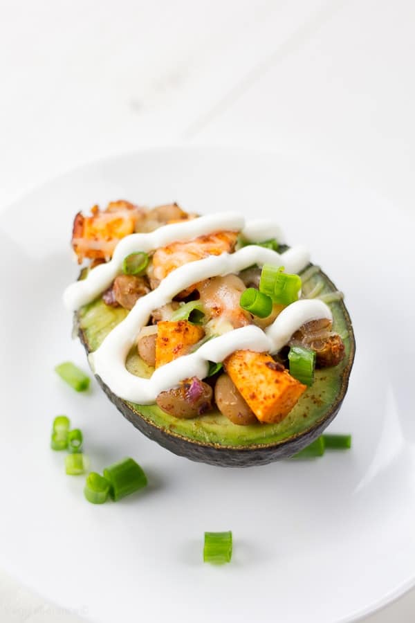 Stuffed Avocado Taco Bowls - Veggiebalance.com