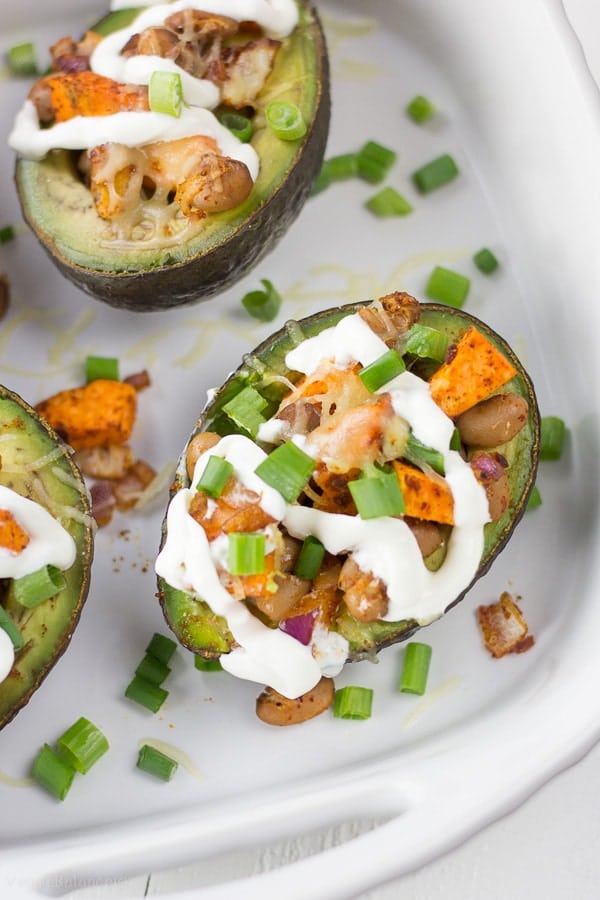 Stuffed Avocado Taco Bowls - Veggiebalance.com