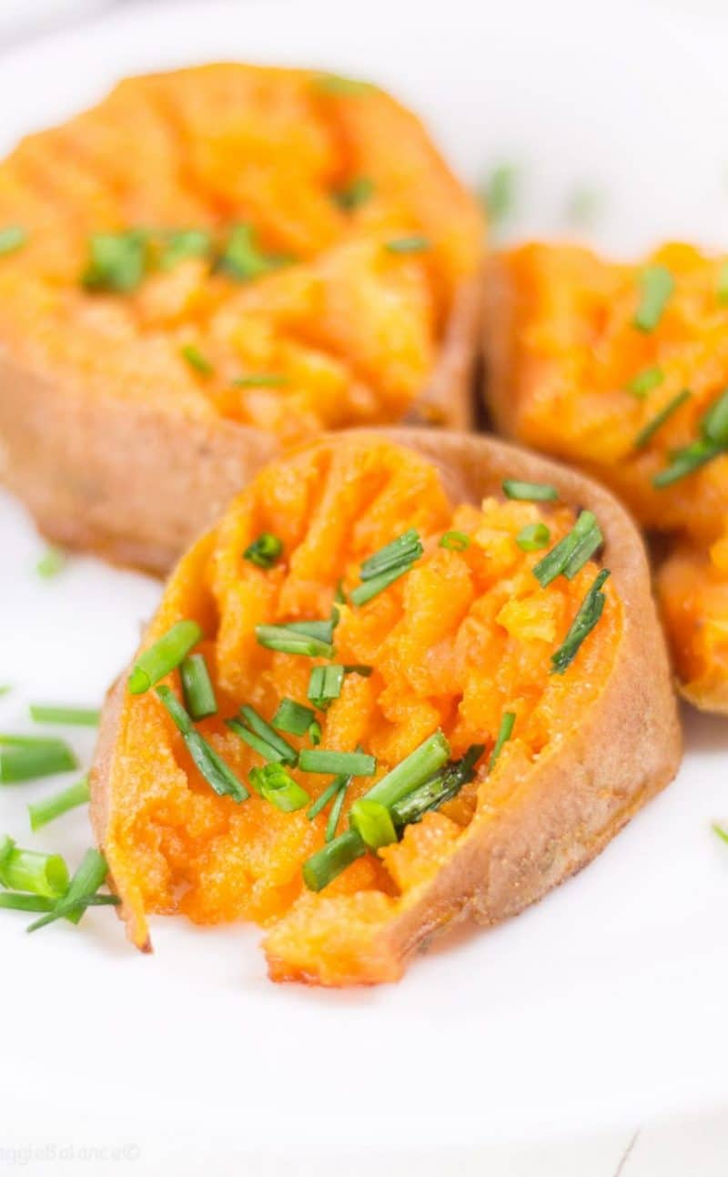 Smashed Sweet Potatoes Recipe (Gluten Free)