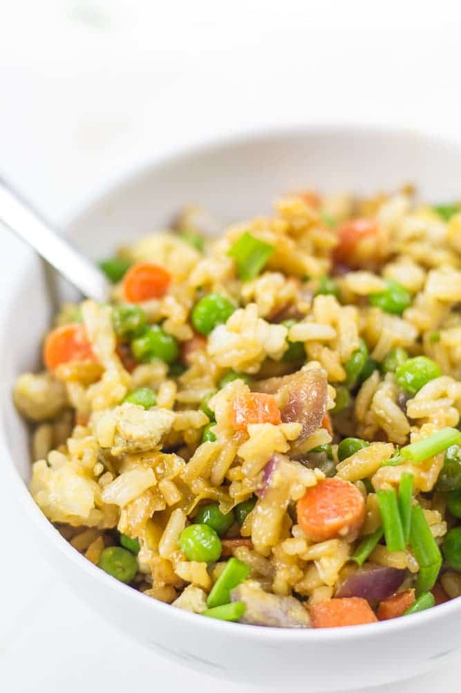 Vegetable Fried Rice made easy - Veggiebalance.com