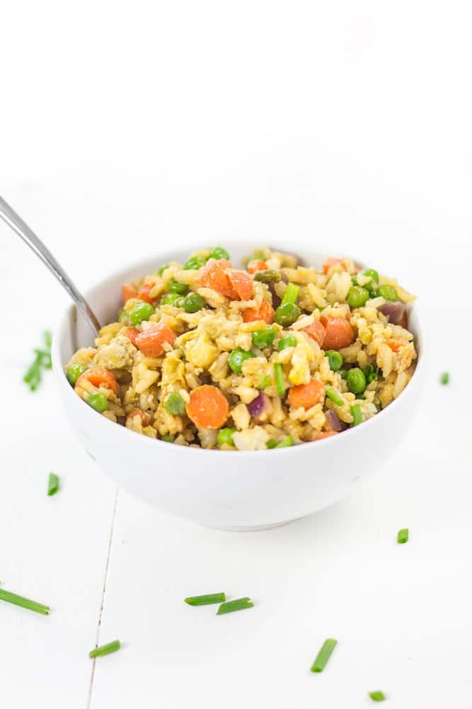 Vegetable Fried Rice made easy - Veggiebalance.com