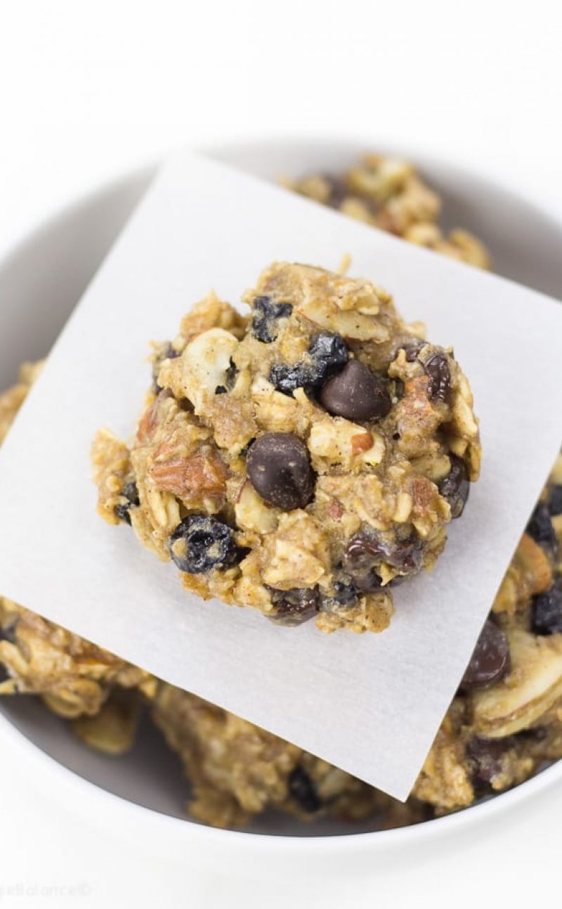 Healthy Blueberry Breakfast Cookies Recipe