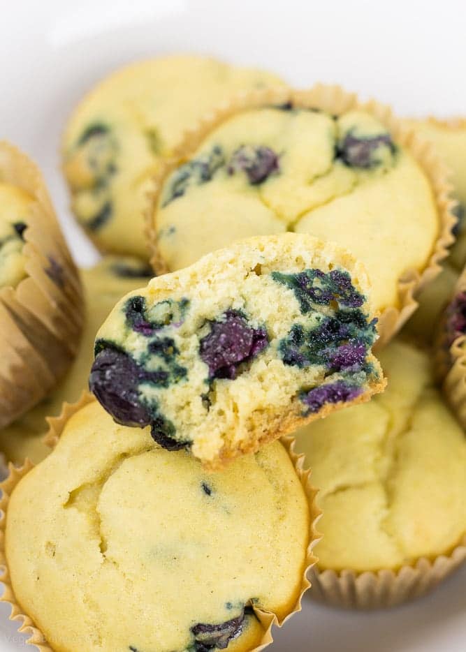 Healthy Blueberry Muffins  Gluten Free, Dairy Free, Vegan - Veggiebalance.com