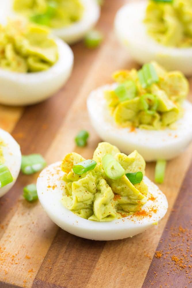 Healthy Deviled Eggs (Avocado, Horseradish) Recipe