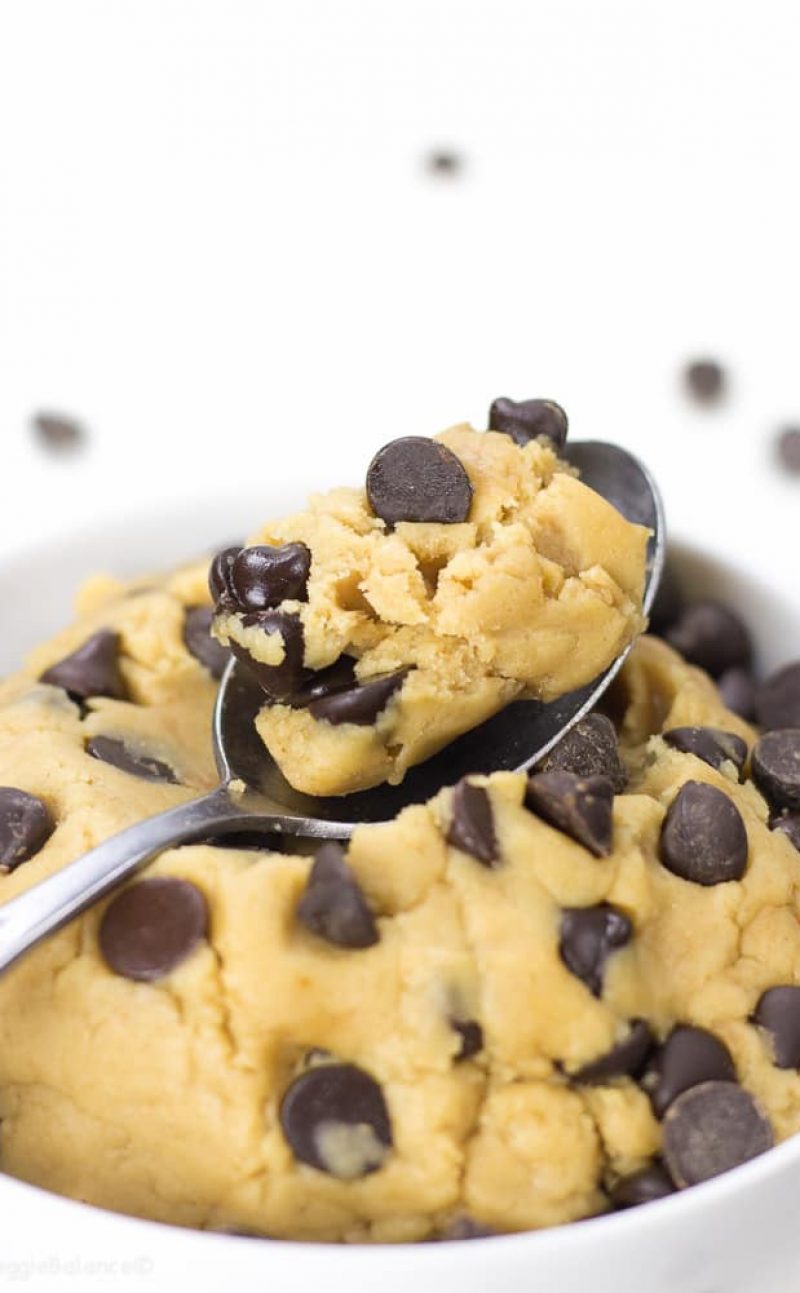 Healthy Cookie Dough Recipe (Edible, Eggless)