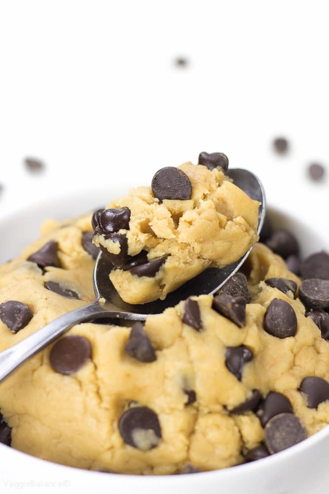 Healthy Cookie Dough - Veggiebalance.com