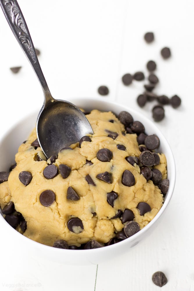 Healthy Cookie Dough - Veggiebalance.com