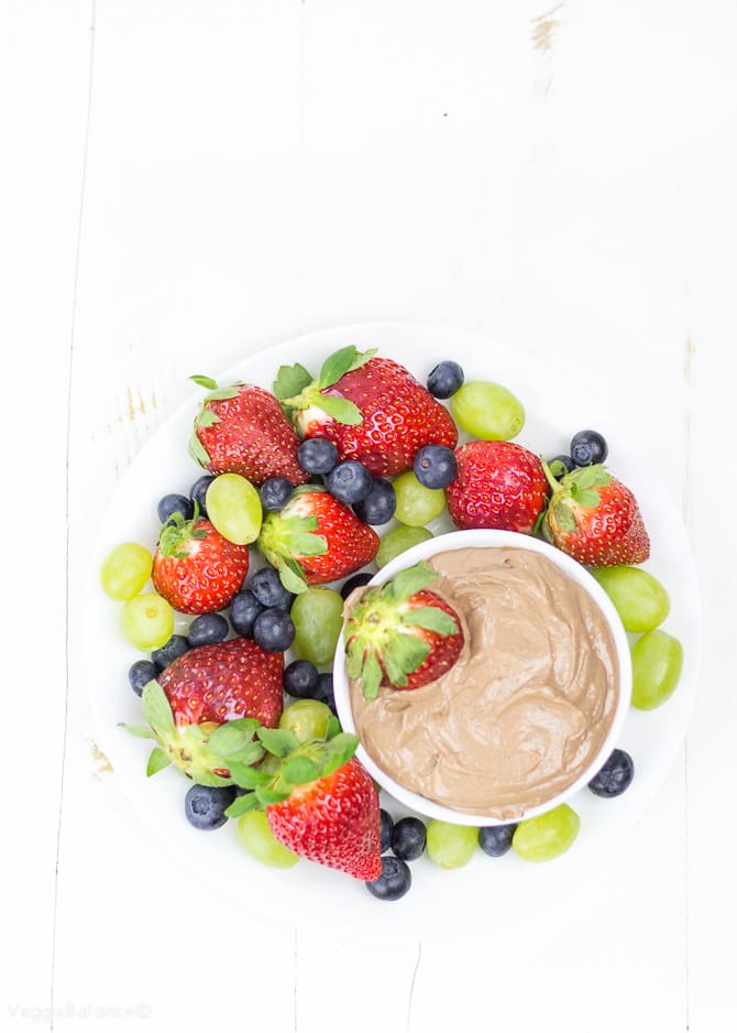 Fruit Dip sans the allergens - Veggiebalance.com