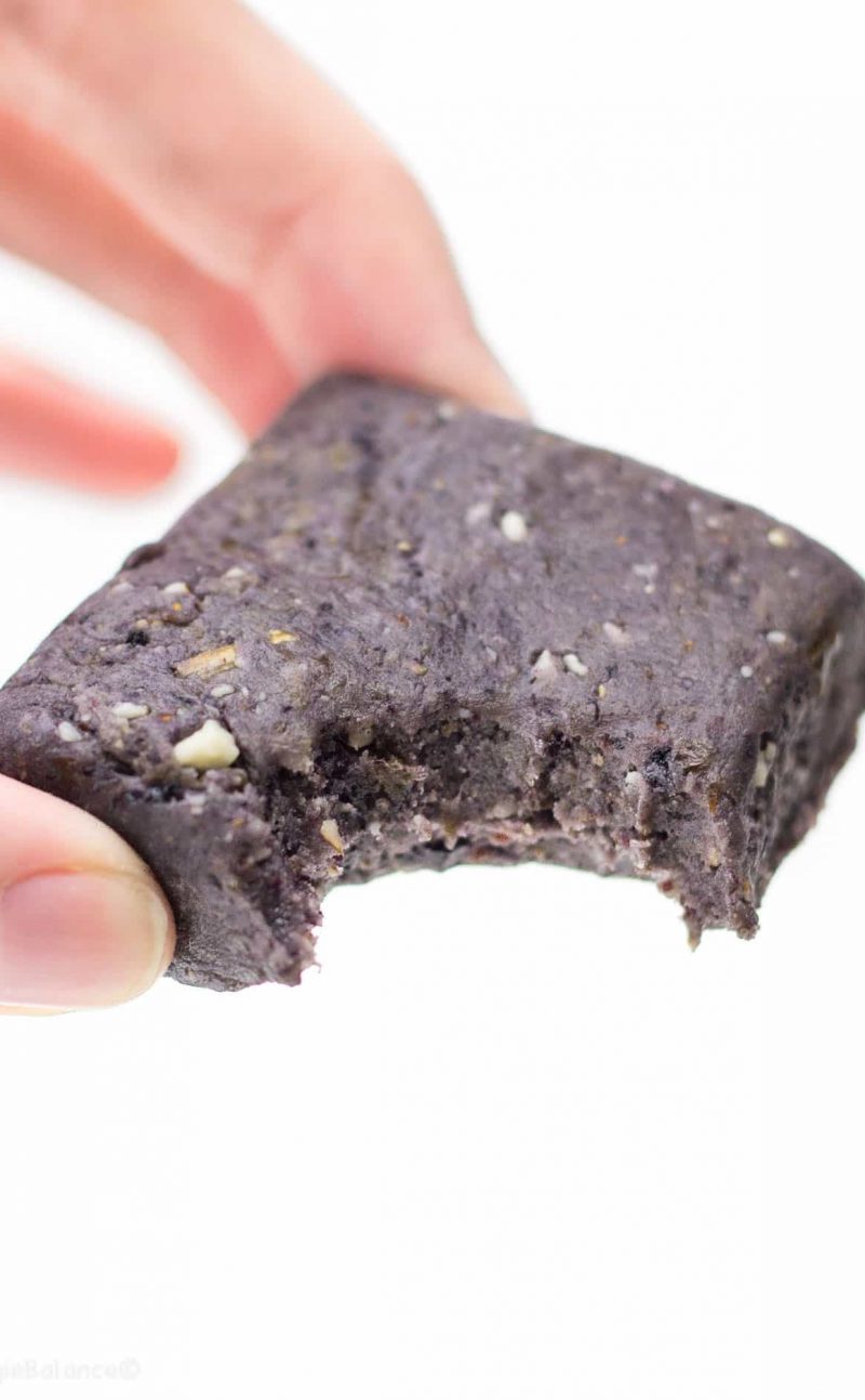 No Bake Protein Bars Recipe (Copycat Blueberry RX Bars)