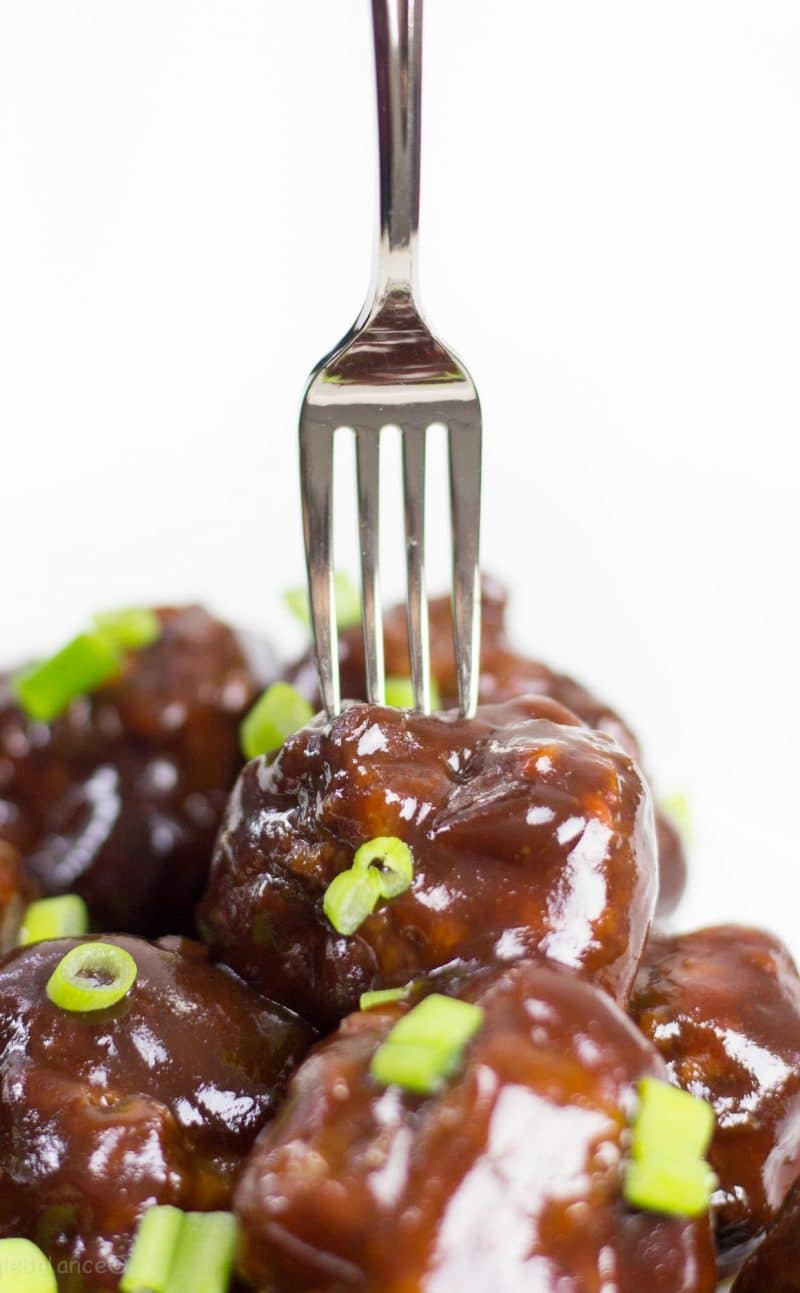 Slow Cooker Barbecue Meatballs Recipe (Gluten Free)