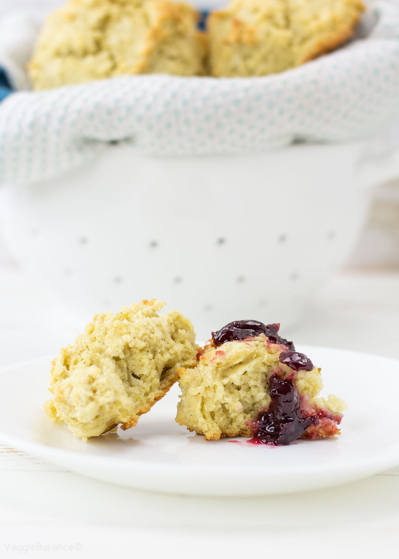 Gluten Free Drop Biscuits - Veggiebalance.com