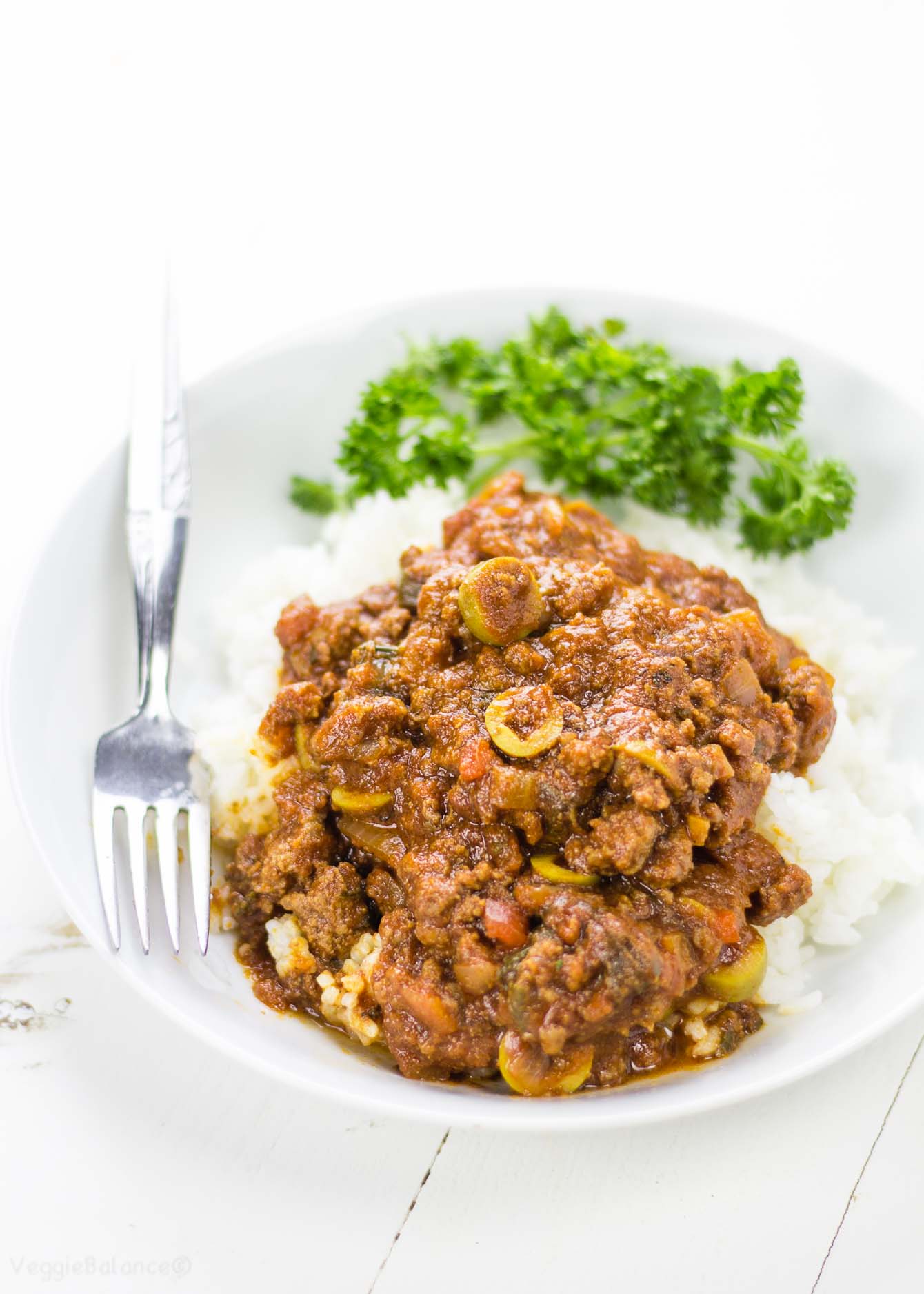 Picadillo Mexican Beef recipe - Veggiebalance.com