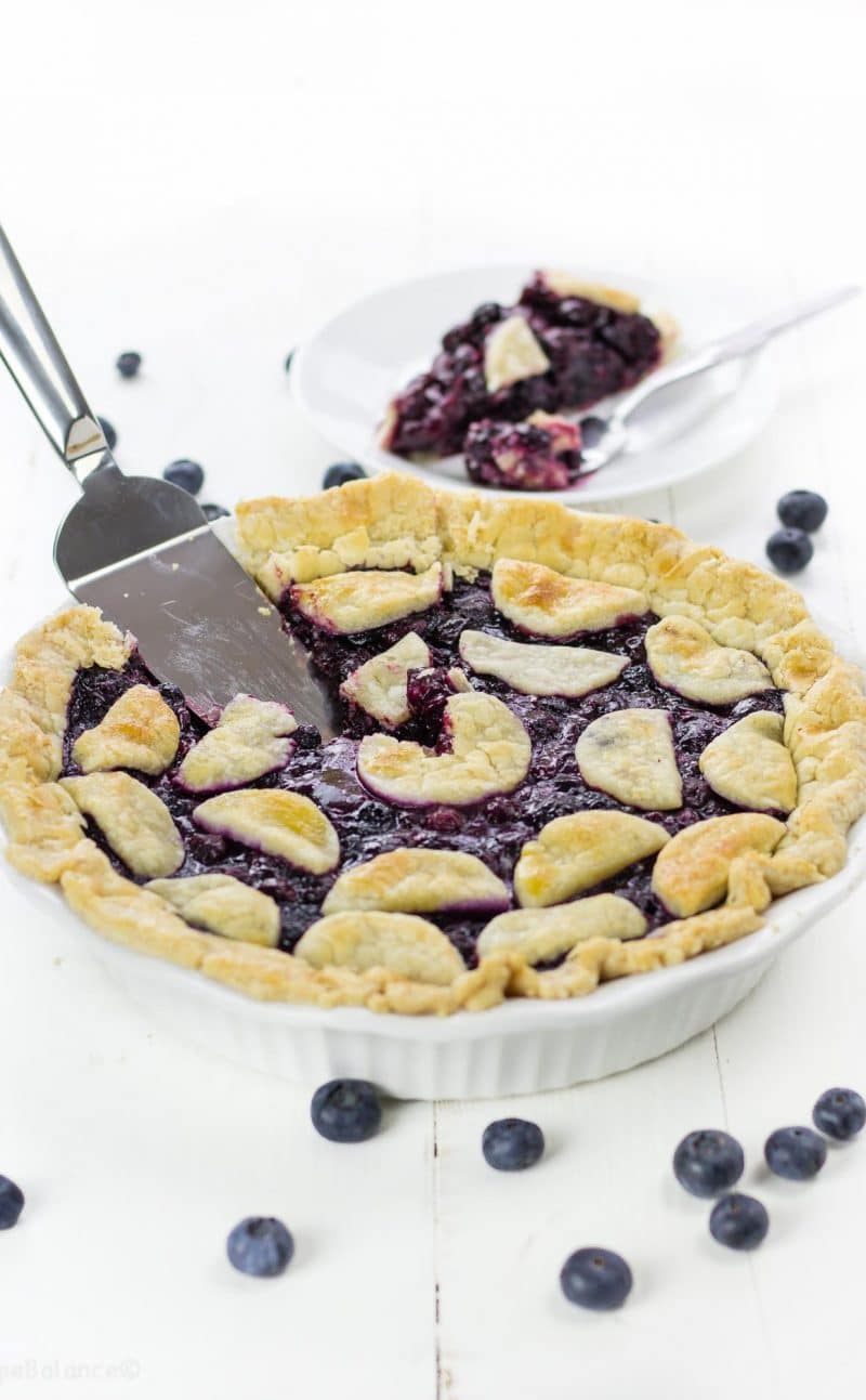 Gluten Free Pie Crust with Perfect Blueberry Pie Filling Recipe