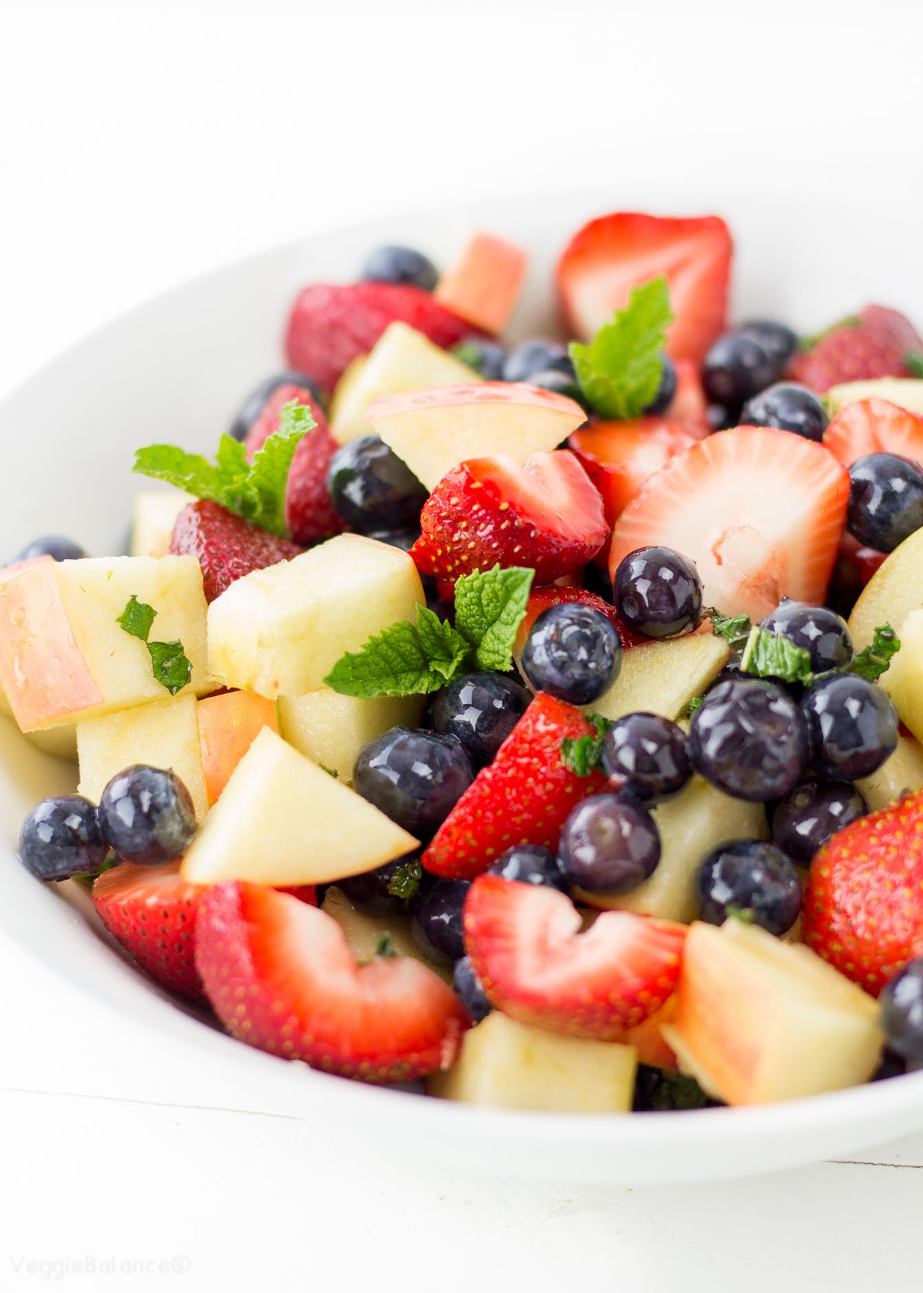 Lemon Mint Fruit Salad