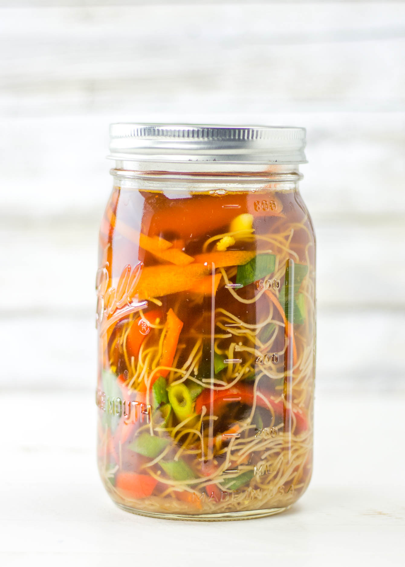 Best Mason Jar Instant Noodle Soup Recipe - How To Make Mason Jar