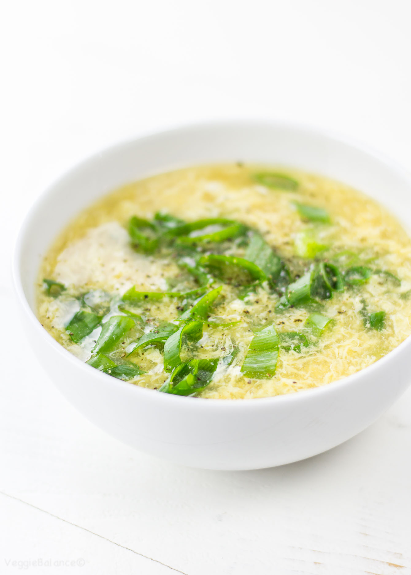 Egg Drop Soup made at home gluten free - Veggiebalance.com