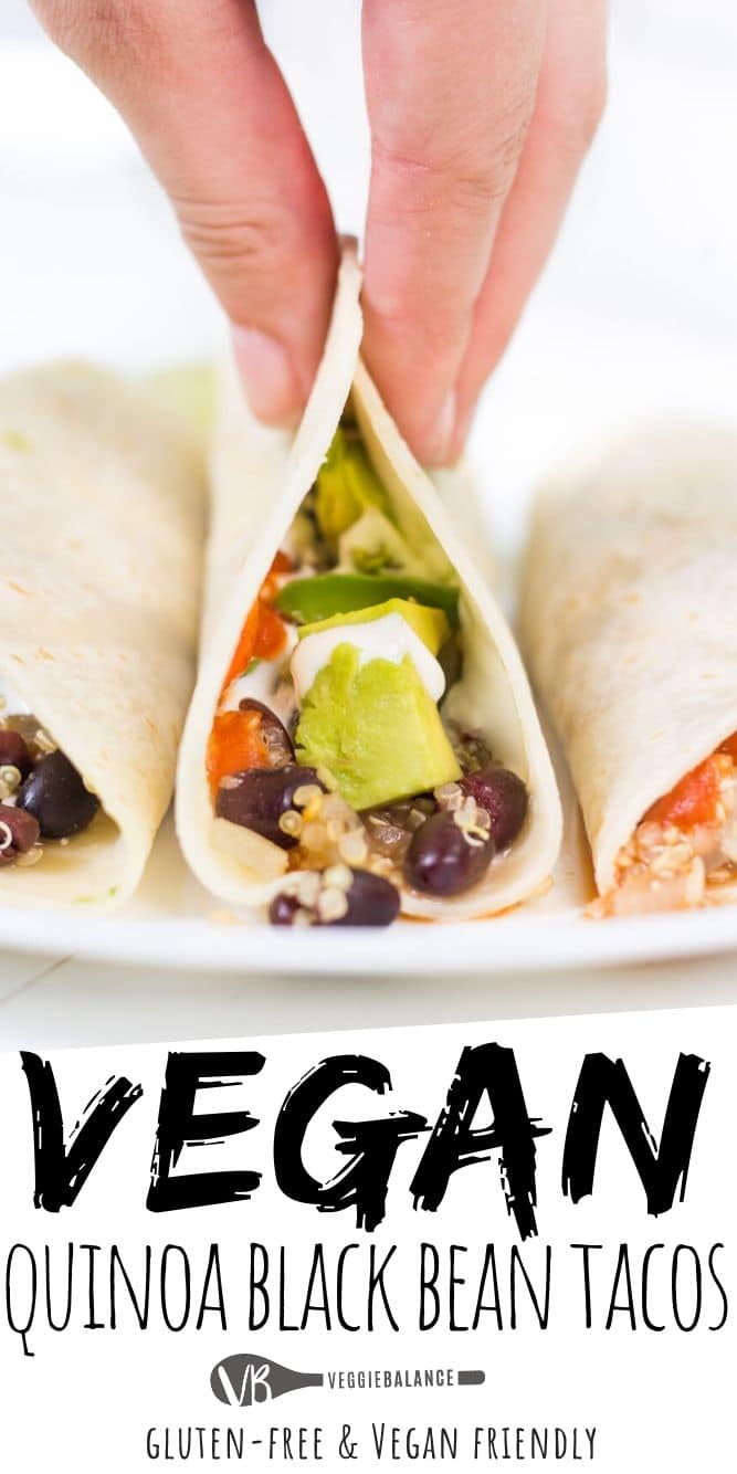 Delicious Quinoa Black Bean Tacos with Lime Recipe