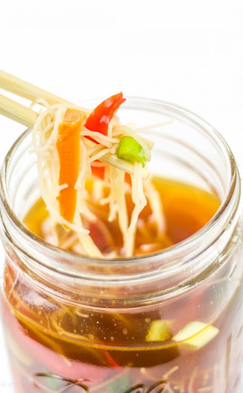 Pho Soup Made at Home in Mason Jar Recipe